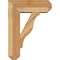 Ekena Millwork Funston Craftsman Rough Sawn Bracket w/ Offset Brace, Western Red Cedar, 8"W x 22"D x 30"H BKT0806X22X30FST04RWR - alternate 2